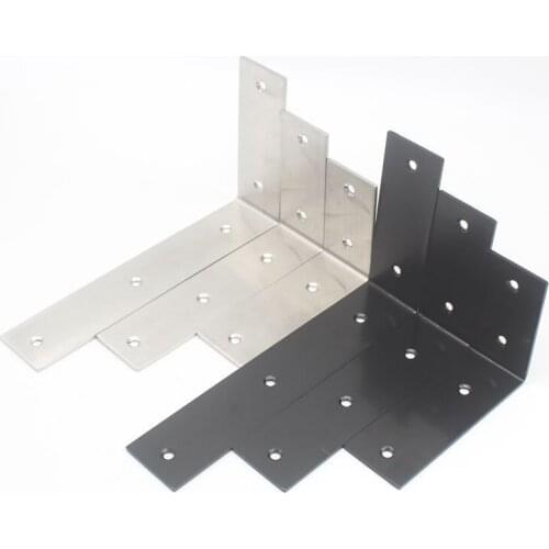 Spray Corner Code L Right Angle Iron 90 Degree Bracket Connector Layer Plate Bracket Wide L Type Thickness