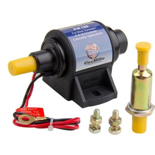 Universal Micro Electric Fuel Pump Best 12S Super 4-7 PSI 3/8 inch 35 GPH 12V
