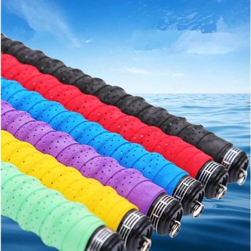 Breathable Fishing Rod Overwraps Cover Tape Knopper Wrap Sweat Absorbing Belt Anti-slip Fishing Rods Accessories