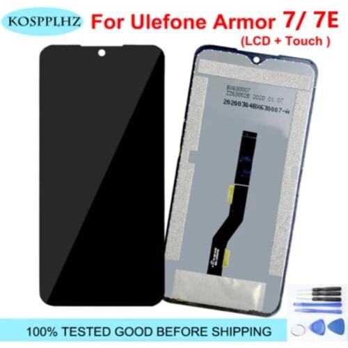 6.3" For Ulefone Armor 7 LCD Display + 2340x1080 Touch Screen Digitizer Assembly For Armor7 Mobile Phone Accessories +Tools