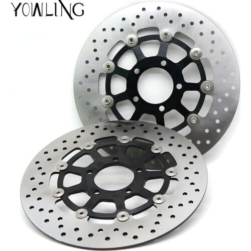 2PCS Motorcycle Accessories Front Floating Brake Disc Rotor For SUZUKI GSXR1000 GSXR 1000 GSX-R 1000 2001-2002 K1 K2