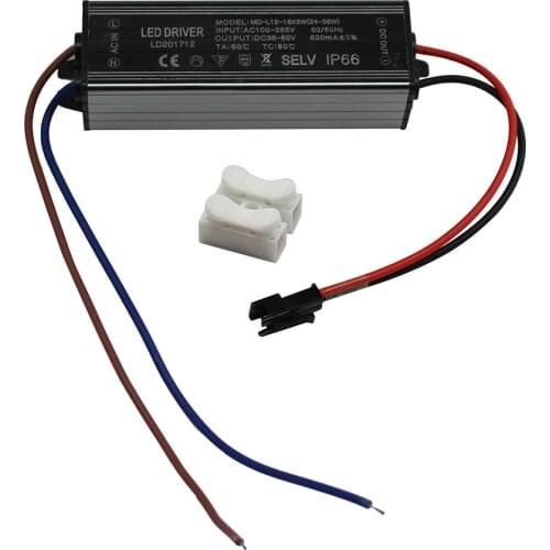 Aluminium IP66 ( 12-18 ) X 3W LED Driver 600mA AC 100-265V Power Supply Lighting Transformer Drivers Ballast for Ceiling Light