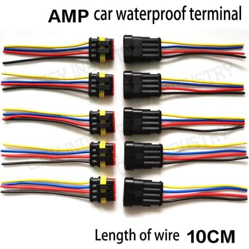 Free Shipping Pin Waterproof Wire Cable Connectors Terminals Crimp Scotch Lock Quick Splice Electrical Car Audio Kit