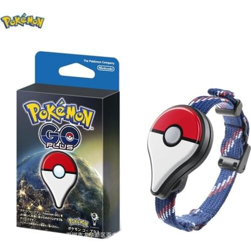 Pokemon go plus linkage device bracelet Catching Pokemon Figurine Pikachu action figure Bluetooth connection sensor bracelet