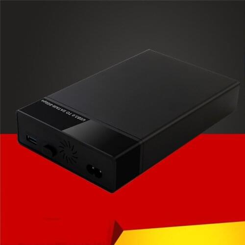 BTBcoin HDD Case 3.5 2.5 SATA to USB 3.0 Adapter External Hard Drive Enclosure Reader for SSD Disk HDD Box Case HD 3.5 HDD Case