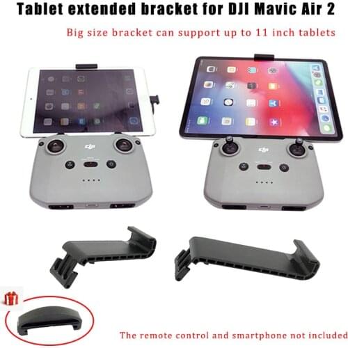 Remote Control Tablet Extended Bracket Adapter Mount Transmitter Tablet Clip Holder Stand for DJI Mavic Air 2 2S Mini 2 Drones