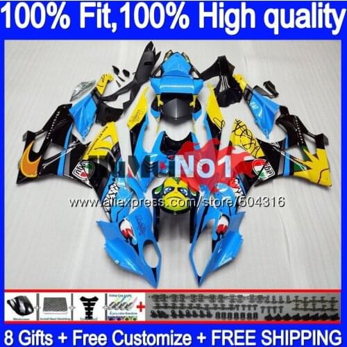 Injection For BMW S 1000RR 1000 RR 32MC.2 S1000 RR 2009 2010 2011 2012 2013 2014 S1000RR 09 10 11 12 13 14 Fairing shark blue