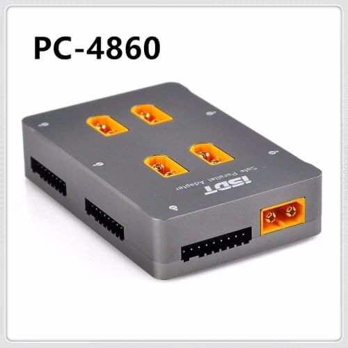 ISDT PC-4860 1-8S Safe Parallel Board XT60 CNC Parallel Charging Board for Charging Units Accessories Accs Parts for Drones Toys