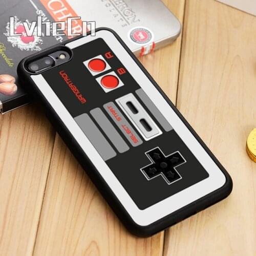 LvheCn Best nes controller white cover game console Phone Case Cover For iPhone 11 12 Pro X XR XS MAX 5 6 7 8 Plus Galaxy s7 s8