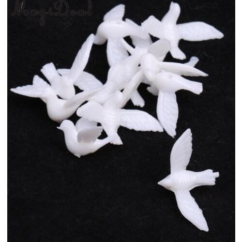 MagiDeal 12pcs Baby Shower Christening Table Confetti Pigeon Wedding Party Table Decor