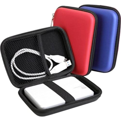 Mini External Hard Disk Protection Storage Bag For 2.5 Inch HDD Hard Drive Cover Enclosure Power Bank Pouch Box DISC Protector