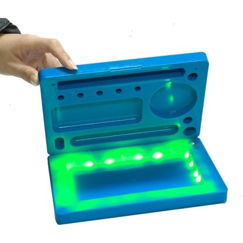 Multifunction Portable LED Tray for Smoking Tobacco Grinder Pipe Holder Pallet Rolling Tray Smoking Accessories
