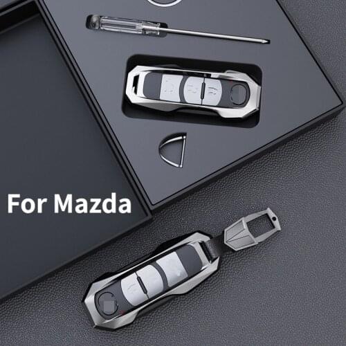 Mutips High-quality Aviation Zinc Alloy Car Key Cover Case Fit for Mazda 2 3 5 6 2017 CX-4 CX-5 CX-7 CX-9 CX-3 CX 5 Accessories