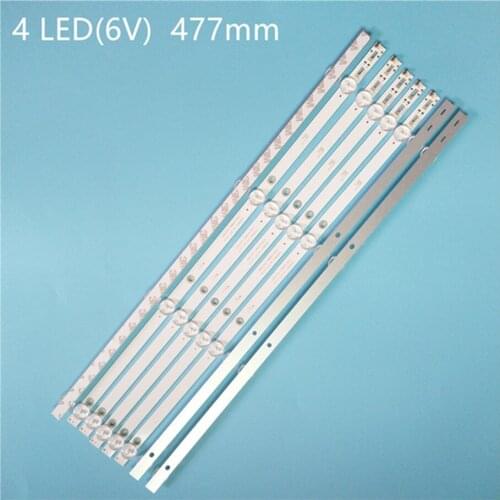 New 80 PCS/lot 4LED LED Backlight strip for TV 49U5070 49PUF6032 49DL4012N K490WDC1 A4 4708-K49WDC-A4113N01 A2213N01