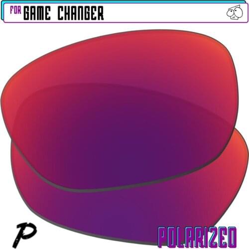 EZReplace Polarized Replacement Lenses for - Oakley Game Changer Sunglasses - Midnight P