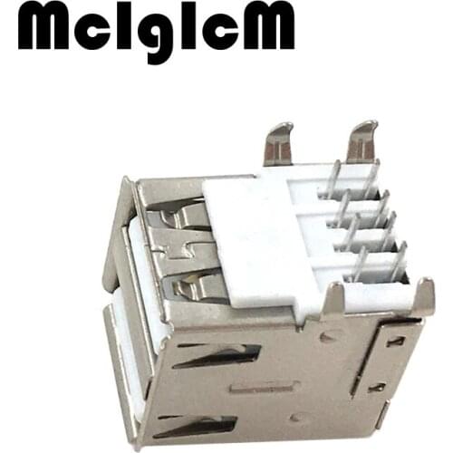 USB 2.0 Female A Type Double Right Angle 90 Degree Female USB Connector Socket