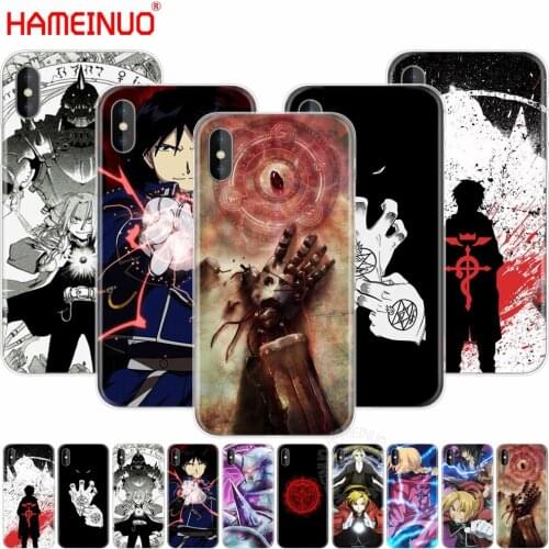 Full Metal Alchemist ai roy mustan cell phone Cover case for iphone X 8 7 6 4 4s 5 5s SE 5c 6s plus