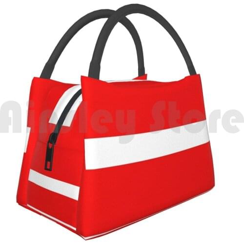 Cooler Lunch Bag Picnic Bag Access Forbidden Not Allowed Stop