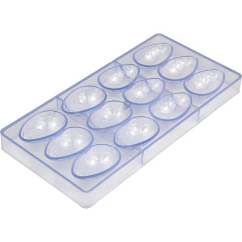 3pcs/lot)Free Shipping Polycarbonate Dinosaur Eggs Shape Chocolate Mould DIY Baking Mold CC0008