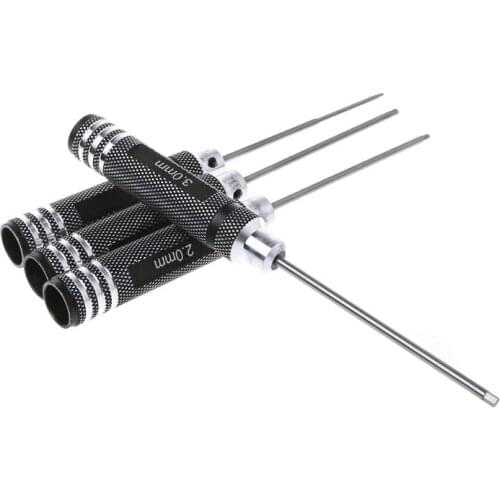 4pcs Hex Screwdriver Set 1.5 2.0 2.5 3.0mm Steel Tools Kit For RC Helicopter HSP Car Drone Aircraft RC Model Tools