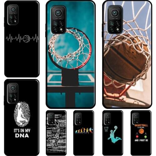 Basketball Dunking Player Heartbeat Back Cover For POCO F3 M3 POCO X3 Pro Case For Xiaomi Mi 11 Lite Note 10 Mi 9T 10T Pro