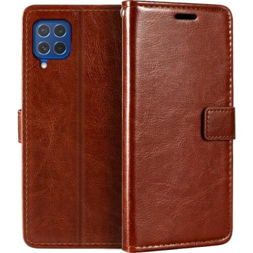 Case For Samsung Galaxy M62 Wallet Premium PU Leather Magnetic Case Cover With Card Holder And Kickstand For Samsung Galaxy F62