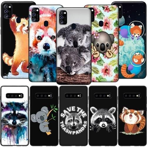 GX114 Koala Red Panda Raccoon Case for Samsung A10S A20S A40S A50S A70S A51 A71 A81 A91 M11 M30S M31S M21 M51 A02S A42