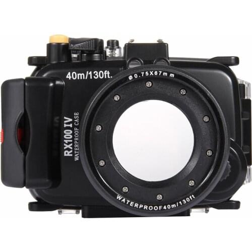 For Sony RX100 IV Underwater Swimming Diving Case Waterproof Camera Housing Case 40m 1560inch 130ft Depth
