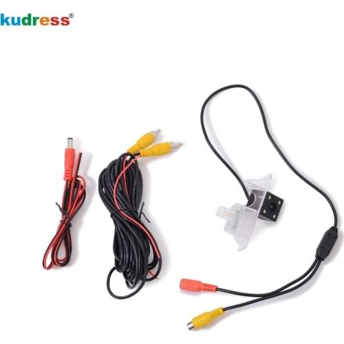 For Volkswagen Tiguan 2017 2018 2019 Car Rear View Reverse Parking Backup Assistant Kits Accessories CCD Night Vision 4 LED