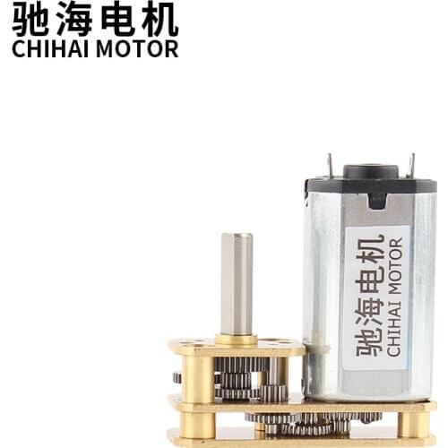 ChiHai Motor CHF-GM1024-N30 DC 6v 12v Low Speed N30 Micro Gear Motor with Metal Gearbox Geared Motor For Smart Locks and Toys