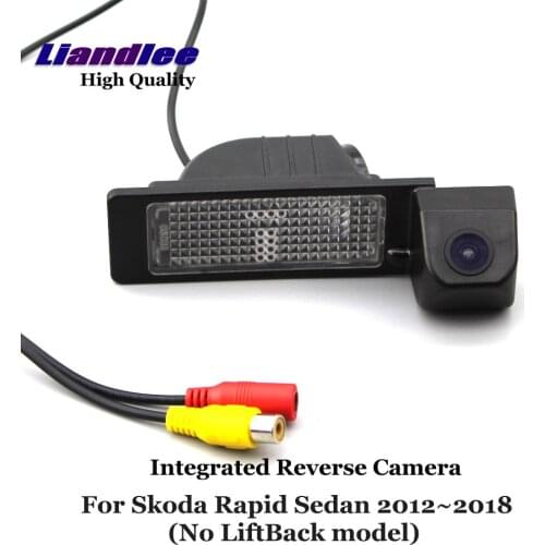 Integrated Special Car Reverse Camera For Skoda Rapid Sedan 2012-2014 2015 2016 2017 2018 Car GPS Navigation Camera HD SONY CCD
