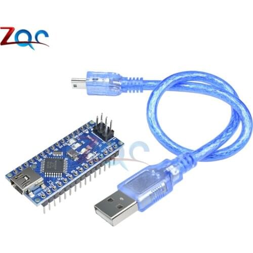 Nano Mini USB With the bootloader compatible Nano 3.0 controller for arduino CH340 USB driver 16Mhz Nano v3.0 ATMEGA328P Cable