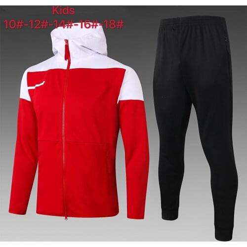 New high-quality childrens sports clothes, running clothes, long-sleeved zipper training clothes, autumn and winter suits and h
