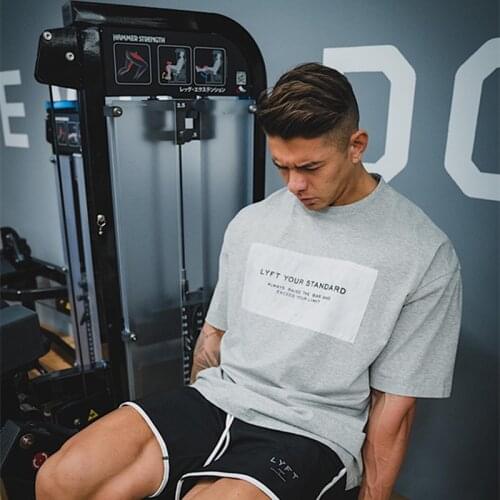 2021 New Large-type Men Compression T-shirt Men Sporting Bodybuilding Male Gyms Running Fitness Sports Men T-shirts