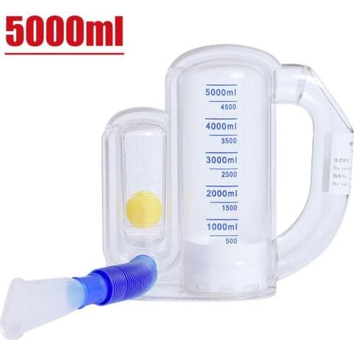 2020 New Arrival New Breathing Trainer Three-ball Meter Spirometry Trainer Lung Function Exerciser Workout Equipment for Home