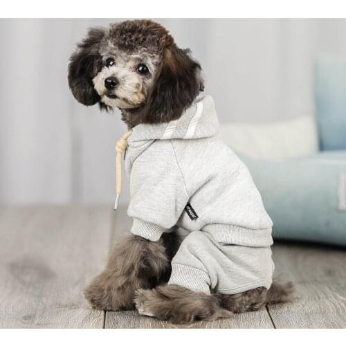 Dog Clothing Soft Warm Winter Clothes For Small Medium Dogs Clothes Pets Jacket Casual Hooded Coat Cat Dachshund Yorkie Outfit