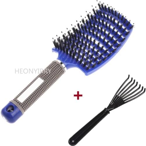 Detangle Hairbrush Women Hair Brush Massage Comb Brush for Hair Hairdressing Tools Curly Wet combing brushes barber hair comb