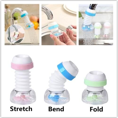 Adjustable Kitchen Faucet Nozzle Extender Swivel Water Tap Filter Water Saver Splash-Proof Water Outlet Bathroom Accessories