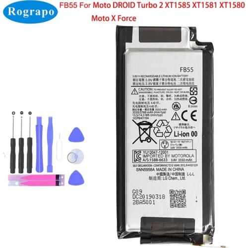 Rograpo Motorola Moto X Force Batteries
