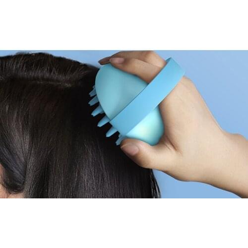 Wet&Dry Shampoo Brush Hair Scalp Massager Silicone Head Brush Hair Massage Comb Portable Hair Comb Brush Hair Washing Bath Comb