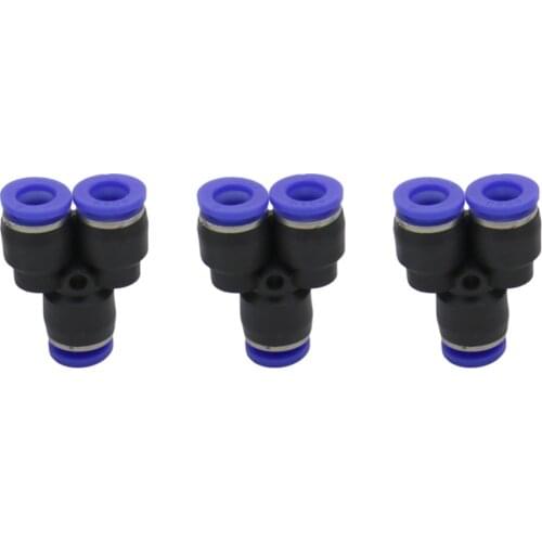 10 mm Y Pipe joint Slip-lock connector for Industrial Mist Cooling Nozzle Agriculture Quick Coupling 2 Pcs