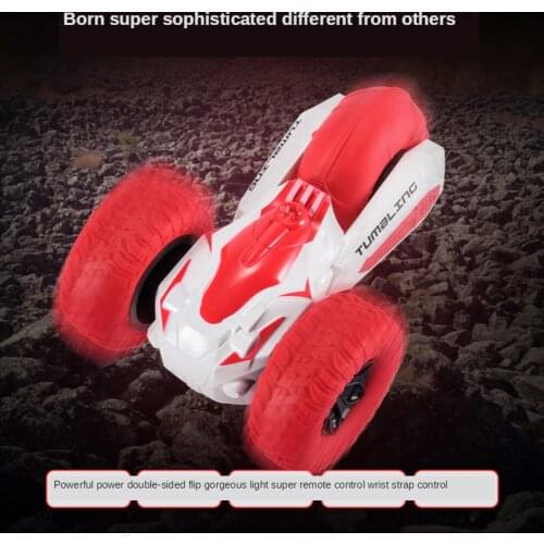 Teranty RC Car Stunt Drift Deformation Buggy Car Rock Crawler Roll Car 360 Degree Flip Kids Robot RC Cars Toys 2.4G 4CH Hugine