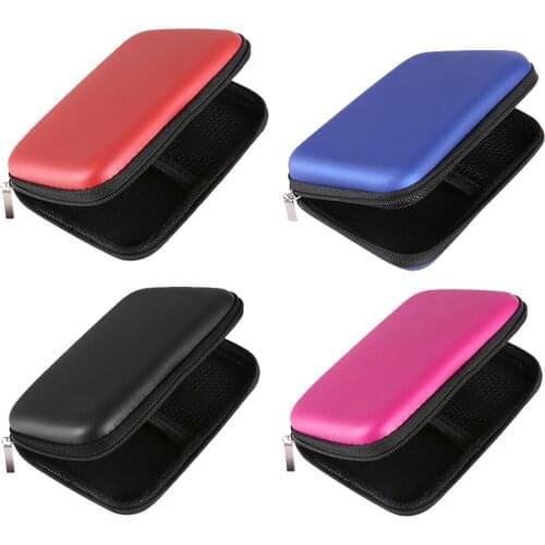 Shockproof EVA Hard Drive Case 2.5 External Protective Storage Bag for Portable HDD SSD