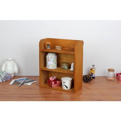 1PC Zakka vintage retro multilayer wood furniture storage cabinets hanging wall wood storage box JL 0944