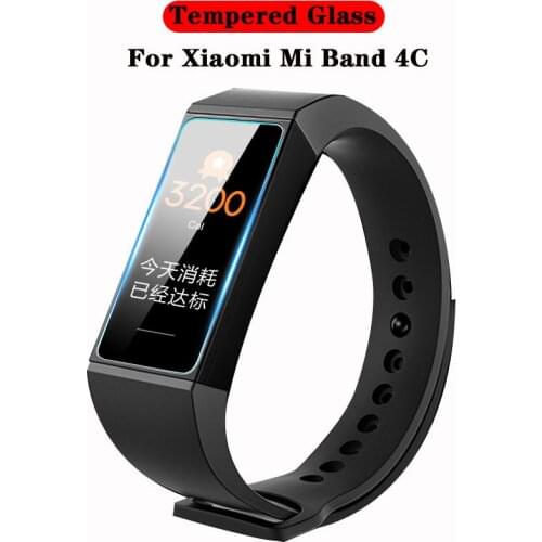 Tempered Glass For Xiaomi mi band 4c film Screen Protectors Explosion-proof scratch-resistant For Xiaomi mi band 4c Protector