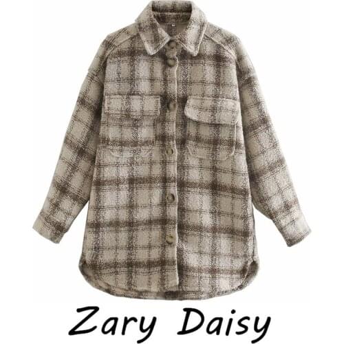 Женские стильные куртки Zary Daisy China At AliExpress