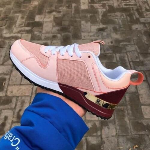 Women Sneaker 2021 Autumn Shoes Platform Sport Woman Breathable Running Walking Trainers Ladies Chunky Sneakers