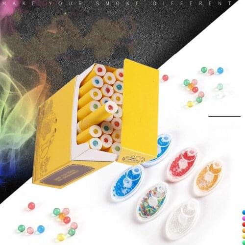 100PCS Explosion Beads Smoke Tool Buckle Design Tobacco Capsule Smoking Accessories For Men Cigarette Ice Beads Bursting Beads