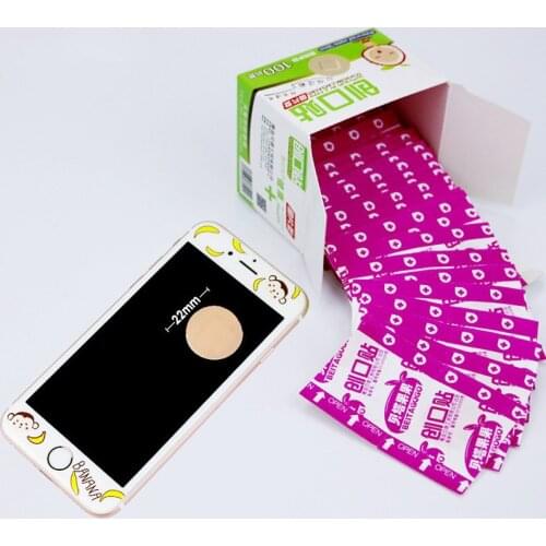 100 Pack Spot Adhesive Bandages Round Sheer Sterile Non-Stick Pad for Minor Wound Care