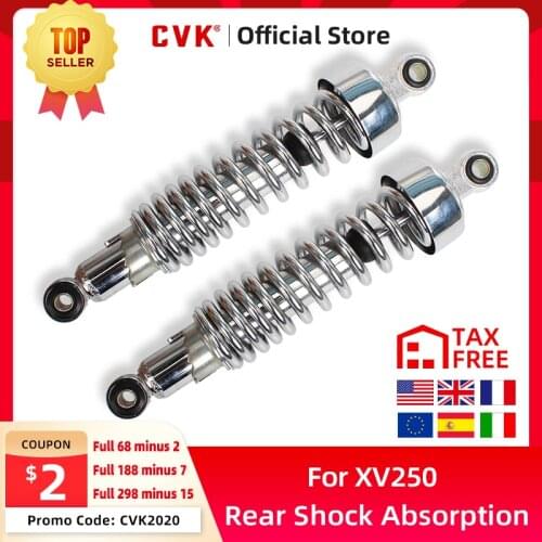 CVK Motorcycle Rear Inside Damping Piston Rods for Yamaha VIRAGO XV125 XV250